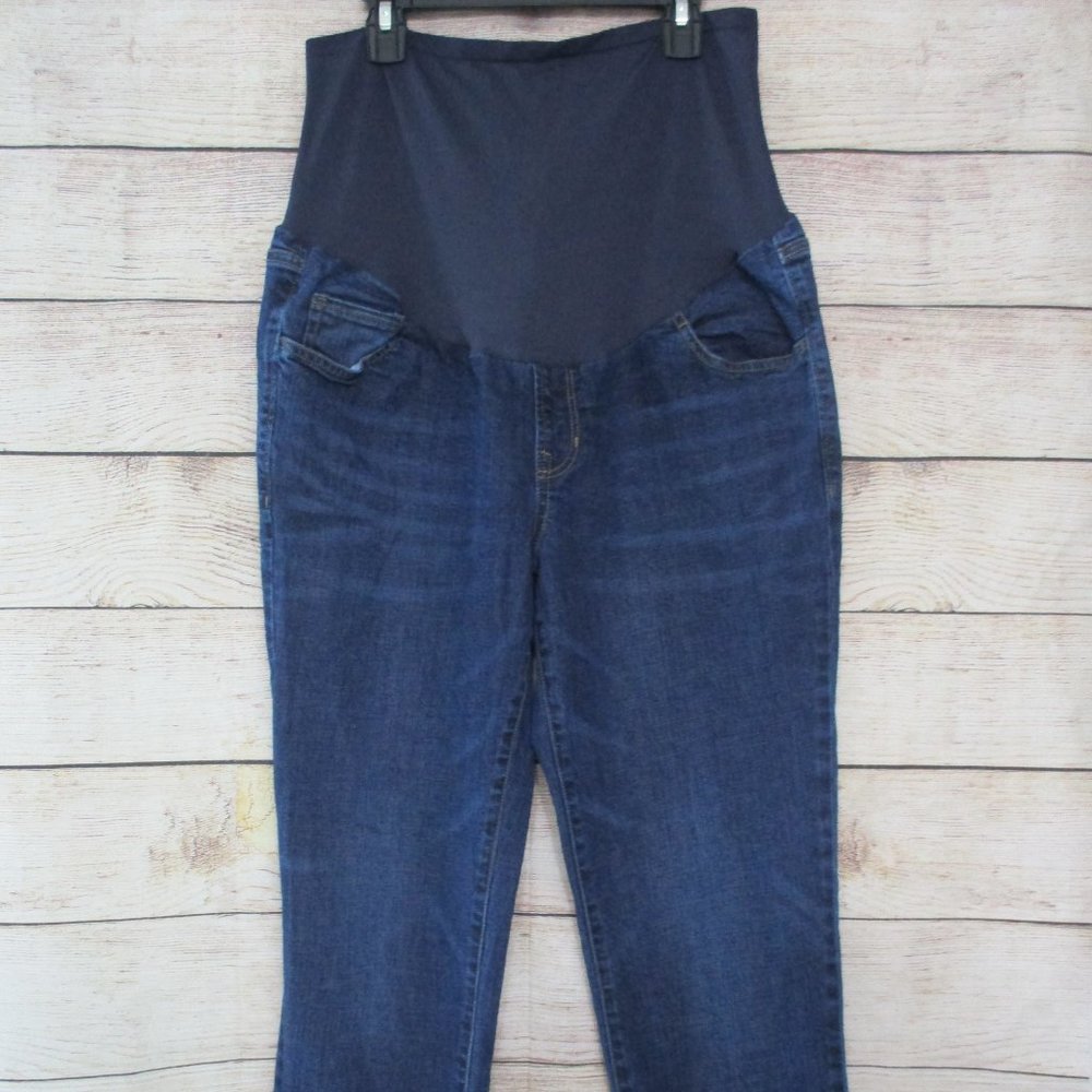 Old Navy Maternity Denim Capri Jeans Size 12